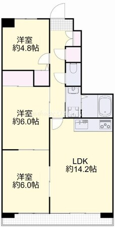 清輝橋駅 徒歩33分 3階の物件間取画像